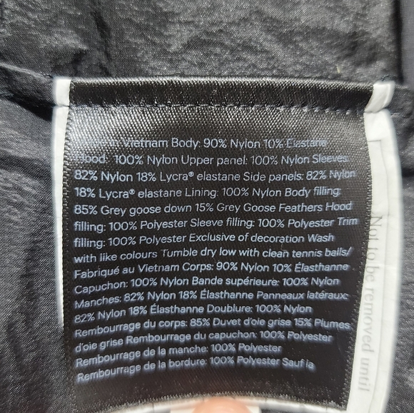 Lululemon Down For It All Womens Down Fill Size 2 Full Zip Jacket - Picture 13 of 14